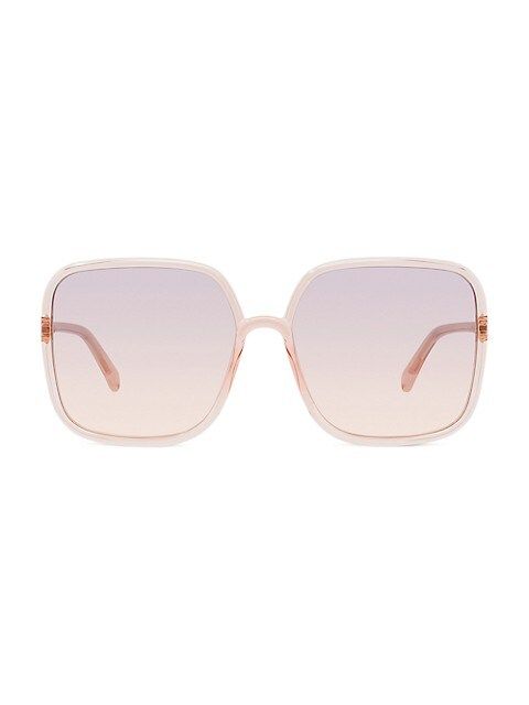 Diorsostellaire 59MM Square Sunglasses | Saks Fifth Avenue