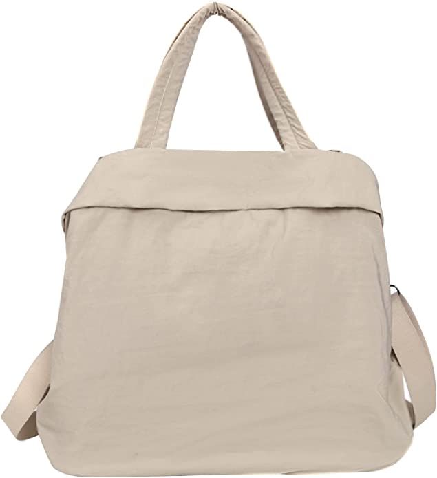 Nylon Hobo Bag 2.0 Crossbody Bag for Women Large Capacity Gym Bag Work Bag Nylon Tote Handbag Spo... | Amazon (US)