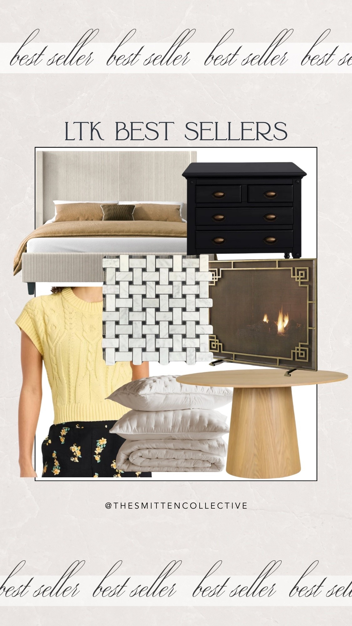 Ltk best sellers last week! Including my favorite yellow top, bedding, dining table, fireplace cover, tile, bed frame, and side table! 🙌🏻✨

Ltk, best sellers, top sellers, ltk favorites

#LTKSeasonal #LTKHome #LTKootd