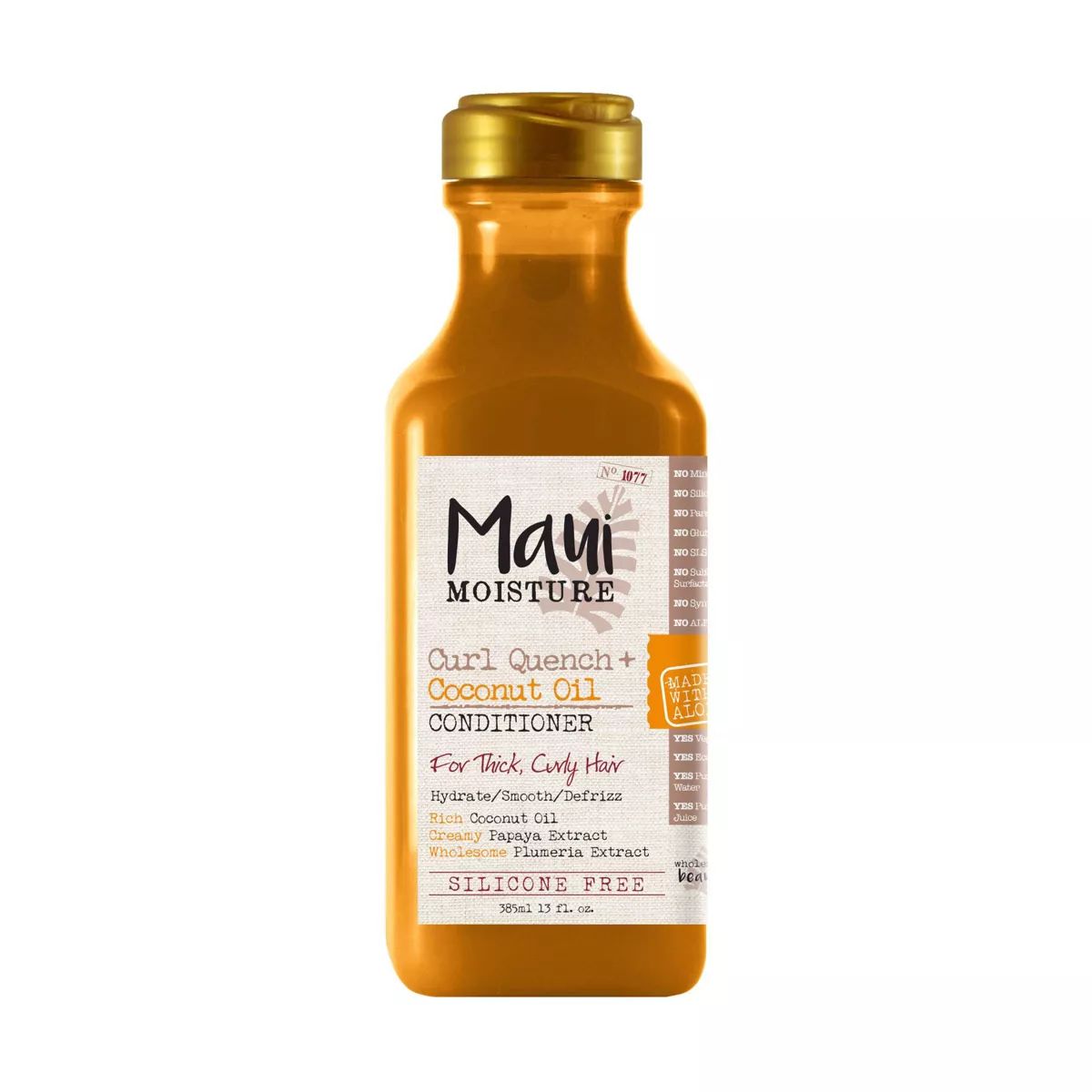 Maui Moisture Curl Quench + Coconut Oil Conditioner for Thick Curly Hair - 13 fl oz | Target