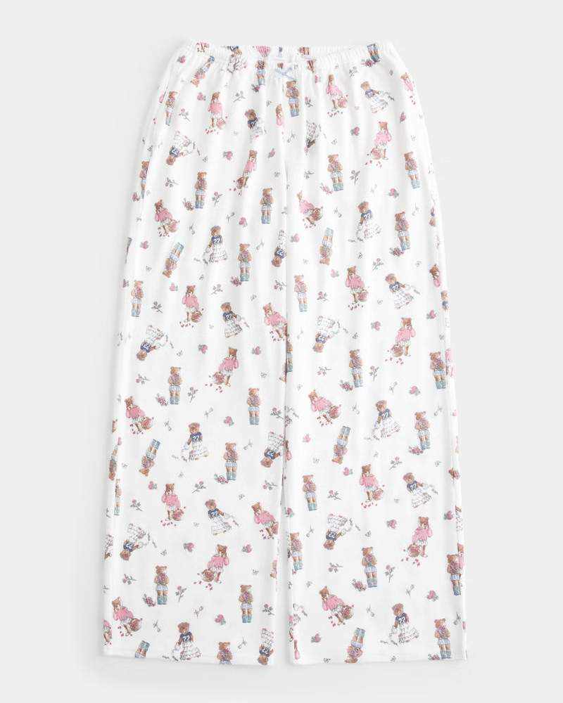 Bear Graphic Pajama Pants | Hollister (US)