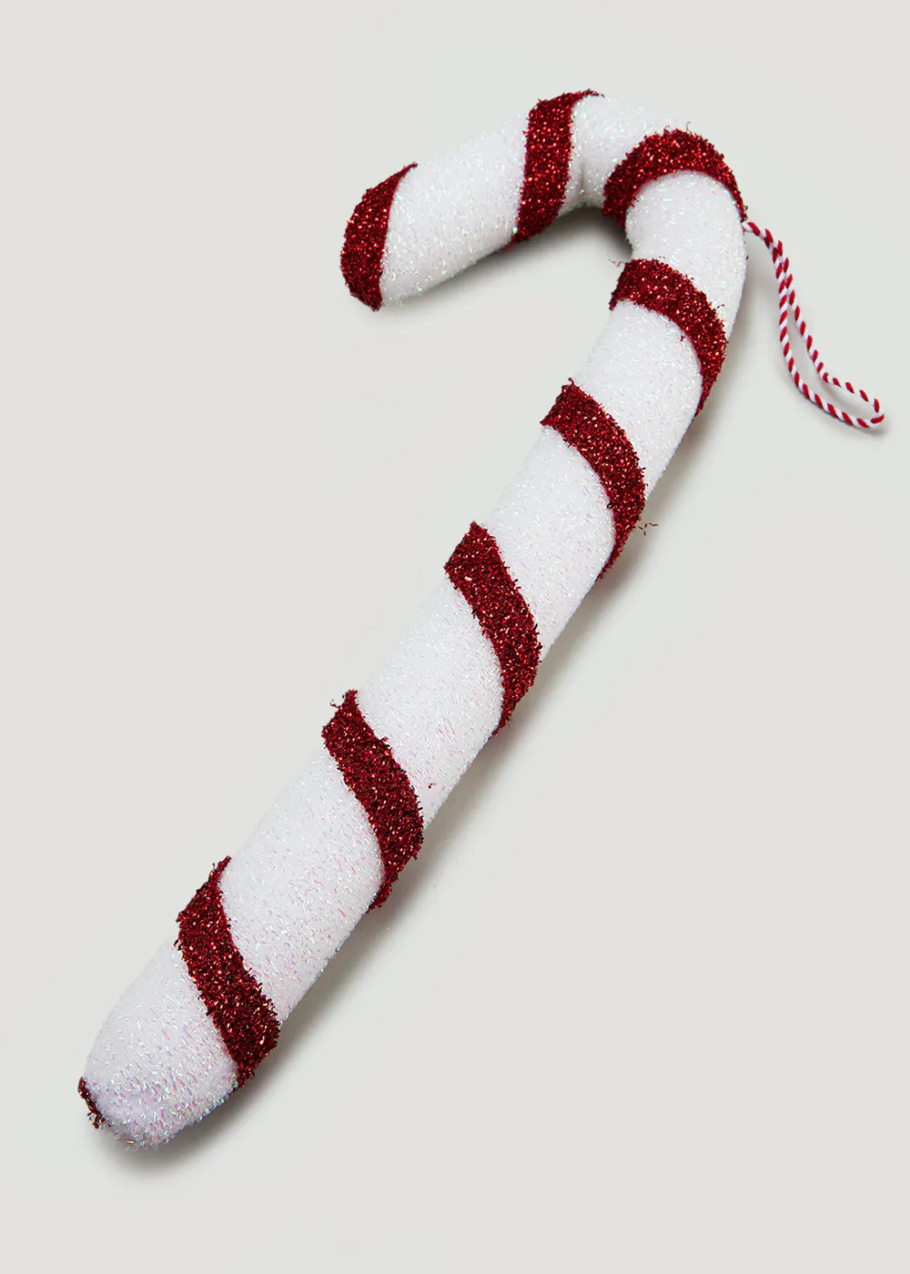 Oversized Candy Cane Christmas Decoration (47cm x 17cm x 5cm) – Red | Matalan (UK)