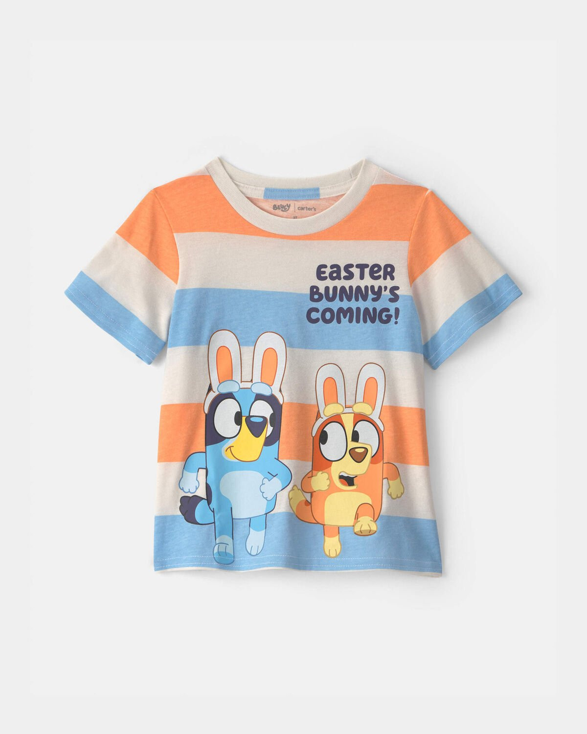 Toddler Bluey™ Easter Graphic Tee - Orange/Blue | Carter's Inc