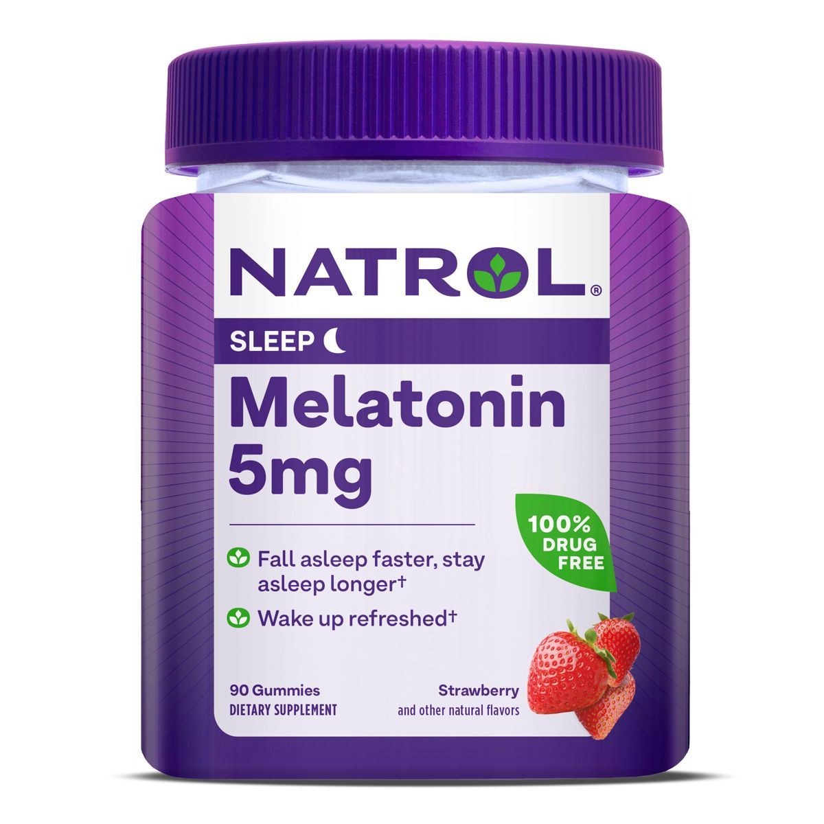Natrol Melatonin 5mg Sleep Aid Gummies - Strawberry - 90ct | Target