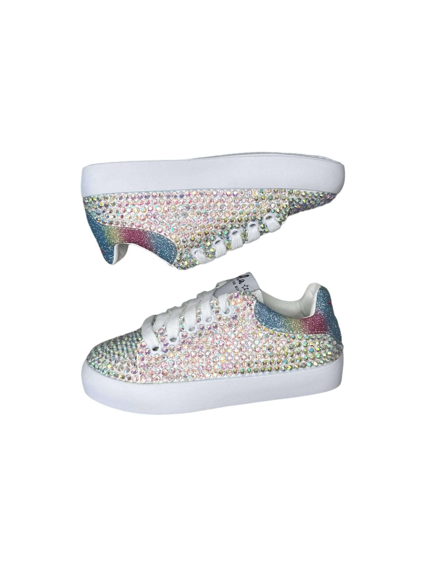 Diamond Rainbow Sneakers | Lola + The Boys