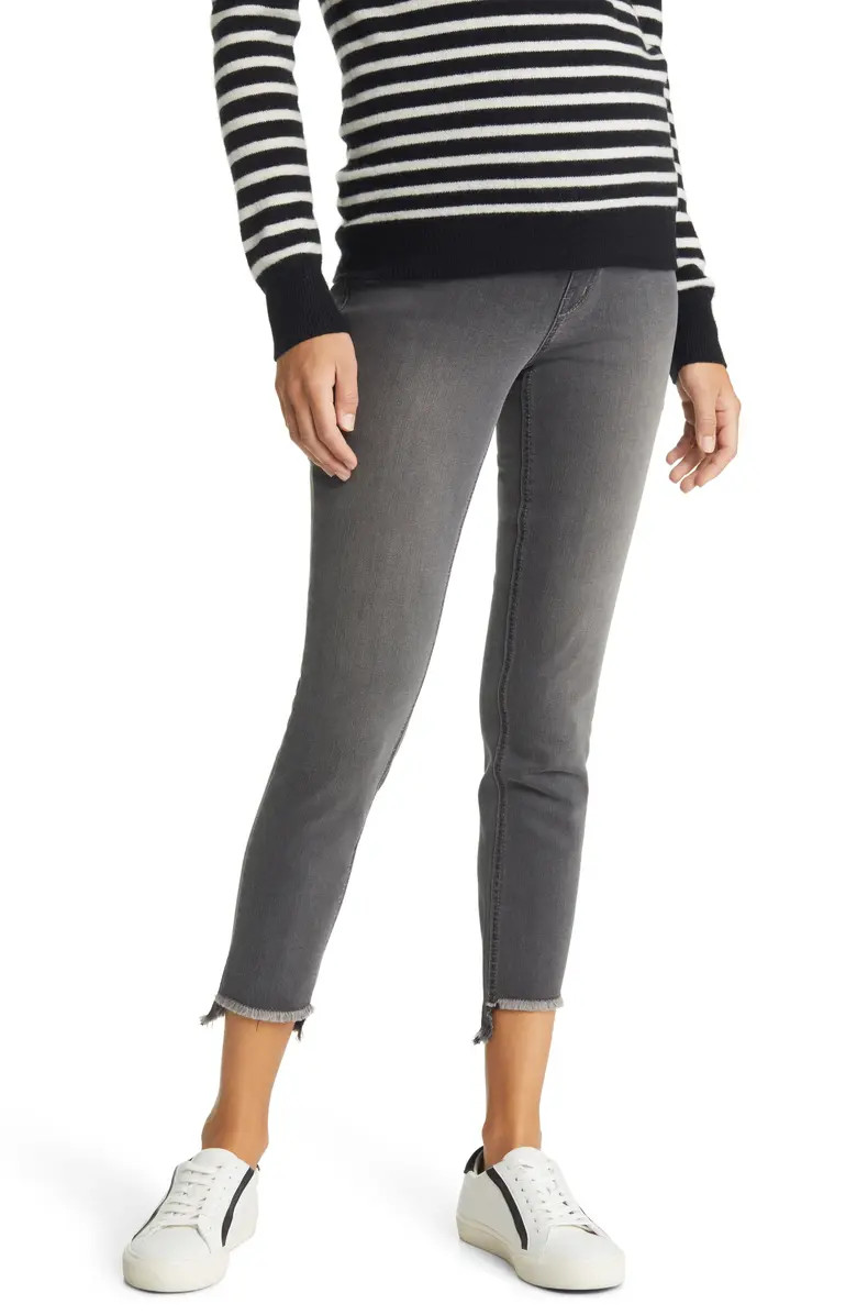 1822 Denim Step Hem Ankle Skinny Maternity Jeans | Nordstrom | Nordstrom