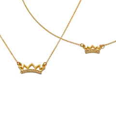 Mommy & Me Crown Necklace Set by @nashvilletash | Sequin