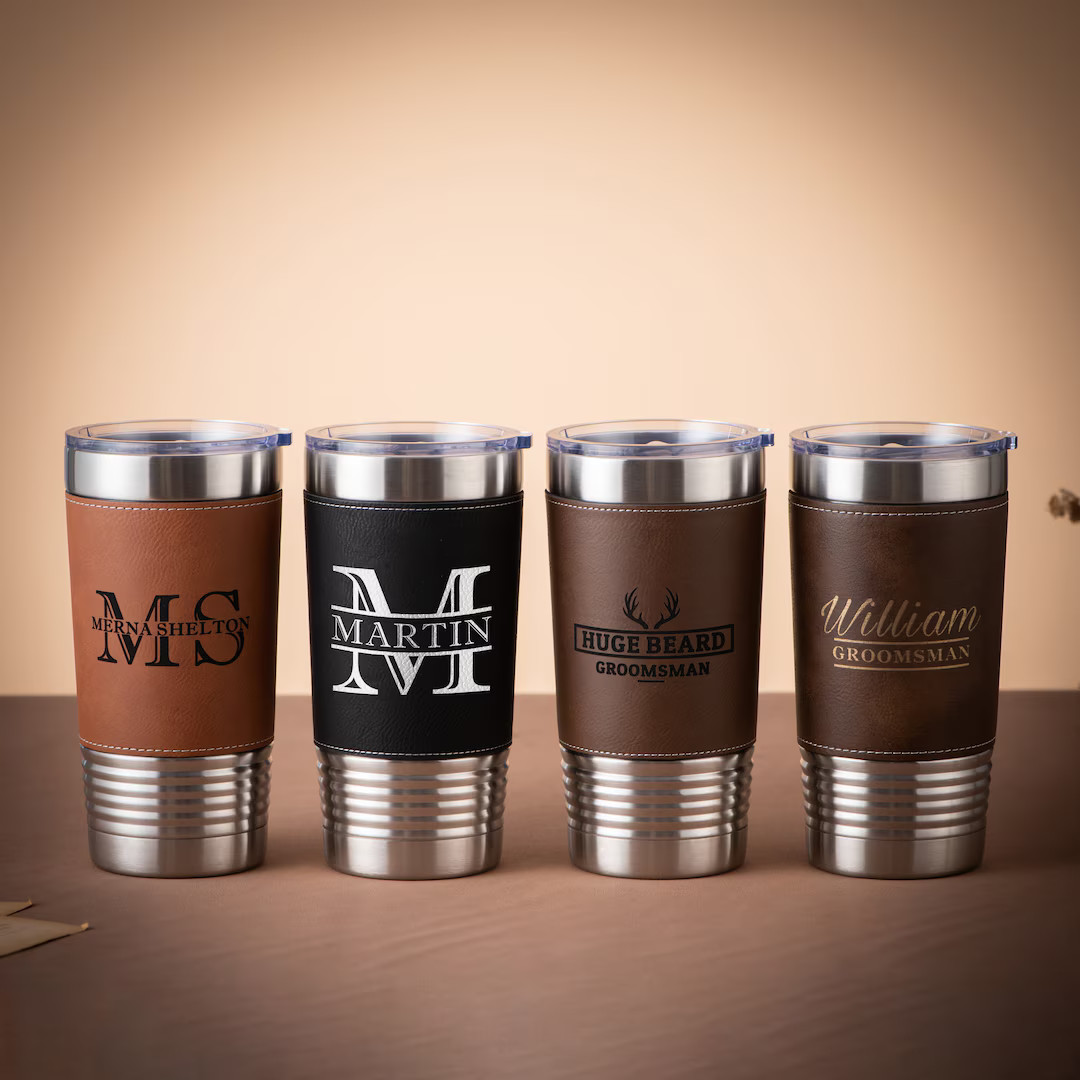 Personalized Tumbler for Men, Gift for Him, Groomsmen Gifts, Best Man Gift, Boyfriend Gift, Bache... | Etsy (US)