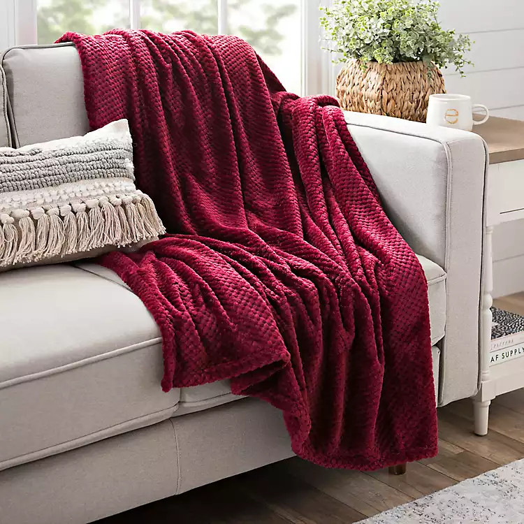 Cordovan Heavenly Plush Bubble Throw | Kirkland's Home