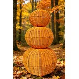 THOPBPRK Set of 3 Fall Pumpkin Decorative Ornaments Detachable, Tabletop for Autumn Home Decor Th... | Walmart (US)
