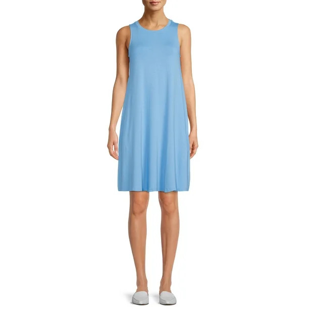 Time and Tru Women's Sleeveless Knit Dress - Walmart.com | Walmart (US)