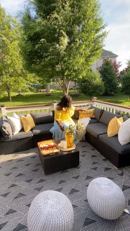 Patio refresh and decorating ideas! I got all my outdoor family fun entertainment needs from @Walmart Home. See my favs below ⬇️ #walmarthome #walmart 

#LTKhome #LTKsalealert #LTKSeasonal