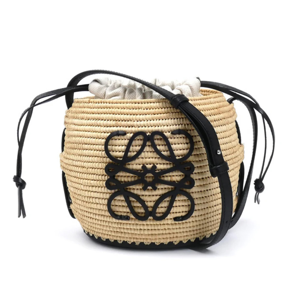 x Paula Ibiza Beehive Basket Bag Woven Raffia Small | Rebag