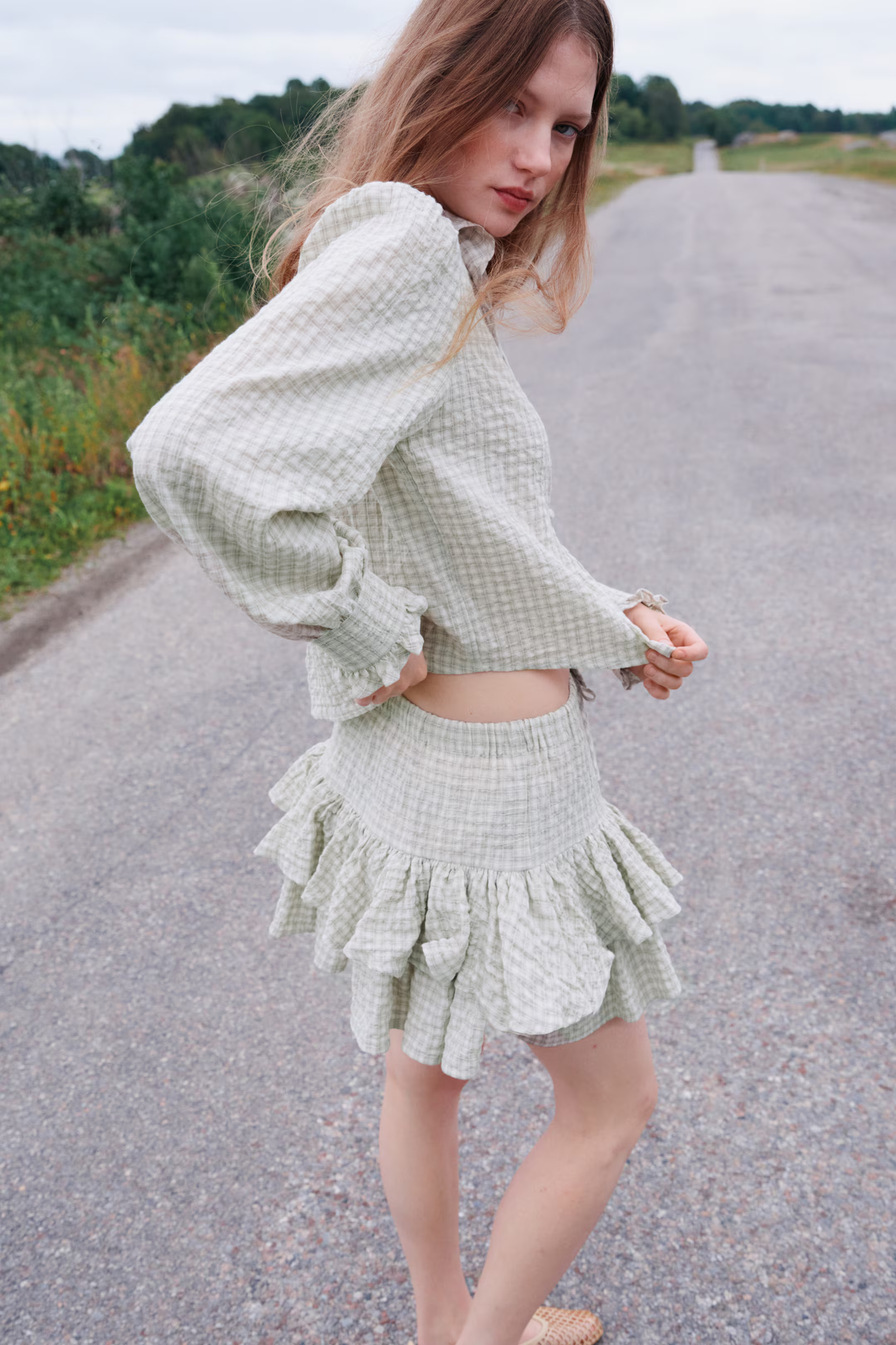Tiered Drawstring Skirt | H&M (US + CA)