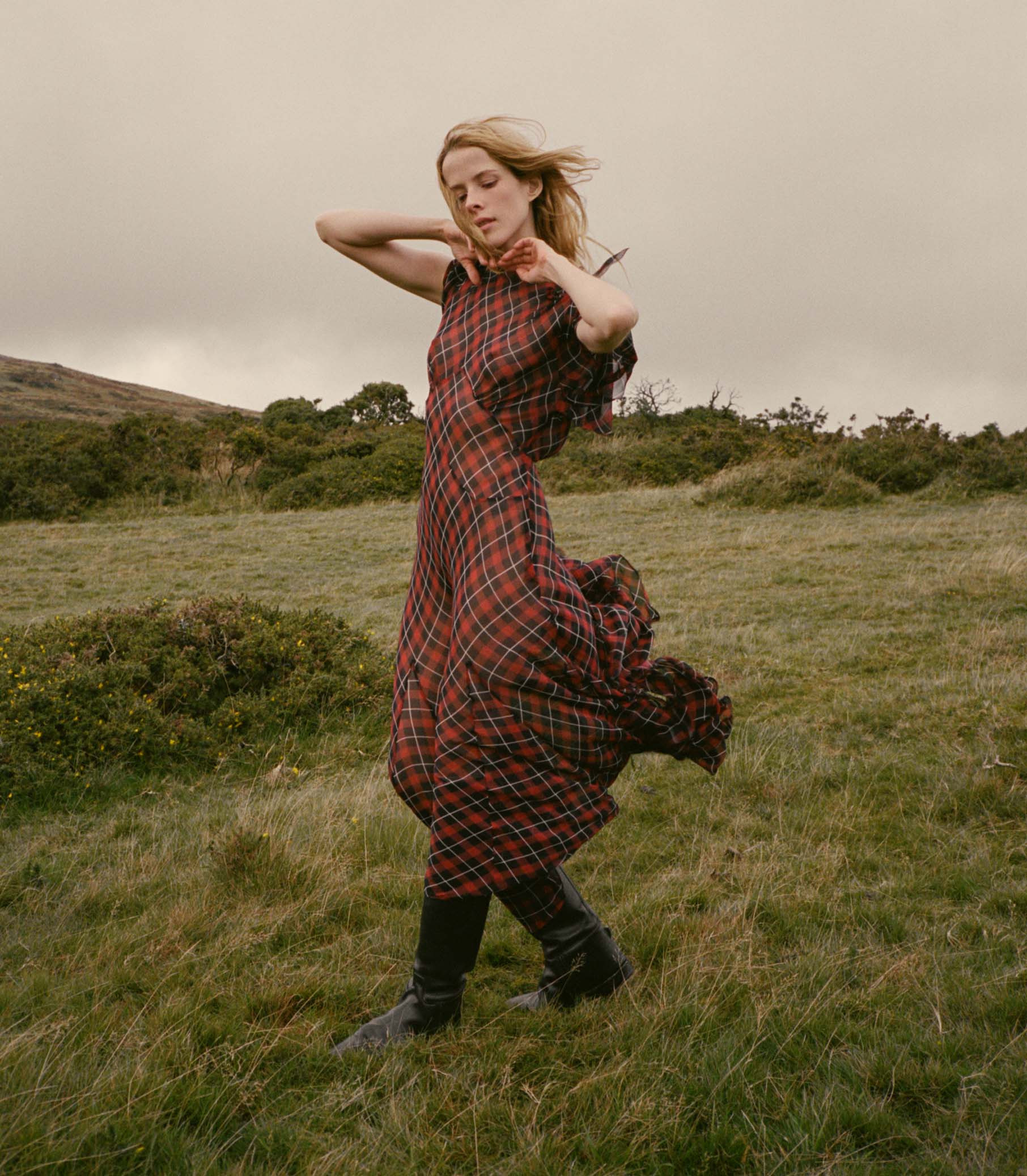 Gillianne Dress - Adaline Plaid | DÔEN | DOEN