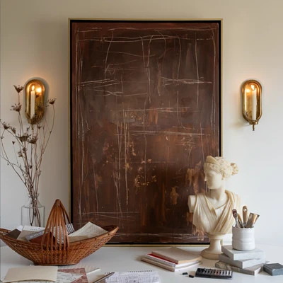 Espresso Canvas Wall Art . Rectangle | Lindsay Letters, LLC