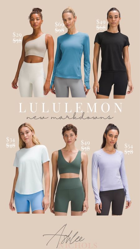 New lululemon markdowns! 

Lululemon, new markdowns, lululemon align leggings, lululemon workout tops 

#LTKfindsunder100 #LTKsalealert #LTKfitness