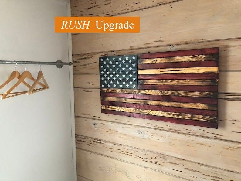 LARGE (19"x36"), Rustic Flag, Wood American Flag, Pallet American Flag, Wood Flag, Wooden Flag, W... | Etsy (US)