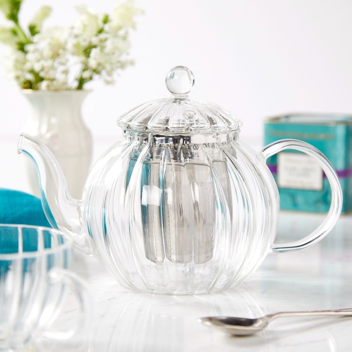 Elegant Glass Teapot, 2 Cup | Fortnum & Mason