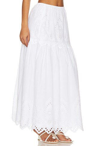 Francesca Eyelet Maxi Skirt
                    
                    LPA | Revolve Clothing (Global)