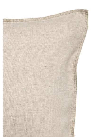 Cushion cover in washed linen with a concealed zip. | H&M (US + CA)