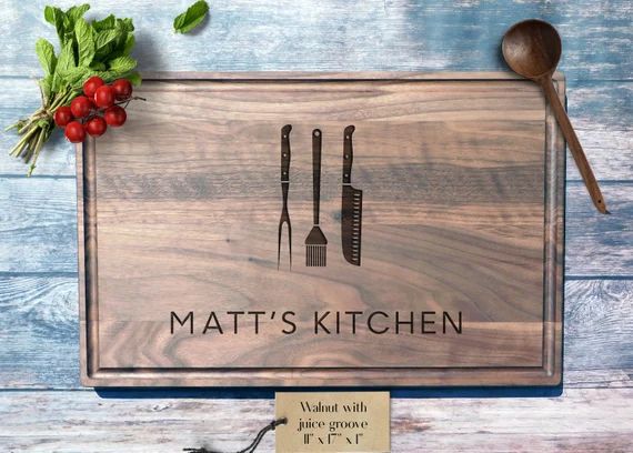 Custom Cutting Board Kitchen Gift for Him. Engraved Cutting | Etsy | Etsy (US)