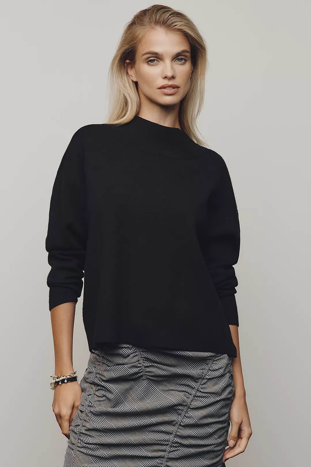 The Carys Mock-Neck Sweater by Maeve | Anthropologie (US)