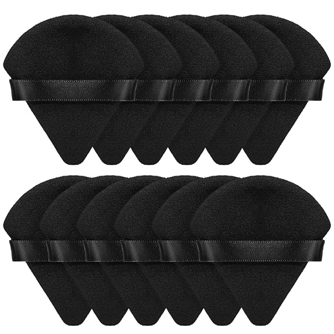 BEAKEY 12pcs Triangle Powder Puffs for Face Powder Makeup Puff for Loose & Cosmetic Foundation, W... | Amazon (US)