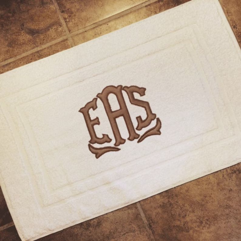 Applique Bath Mat | Etsy (US)