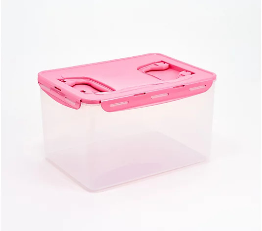 LocknLock XL Multi-Function Storage Container with Handles - QVC.com | QVC
