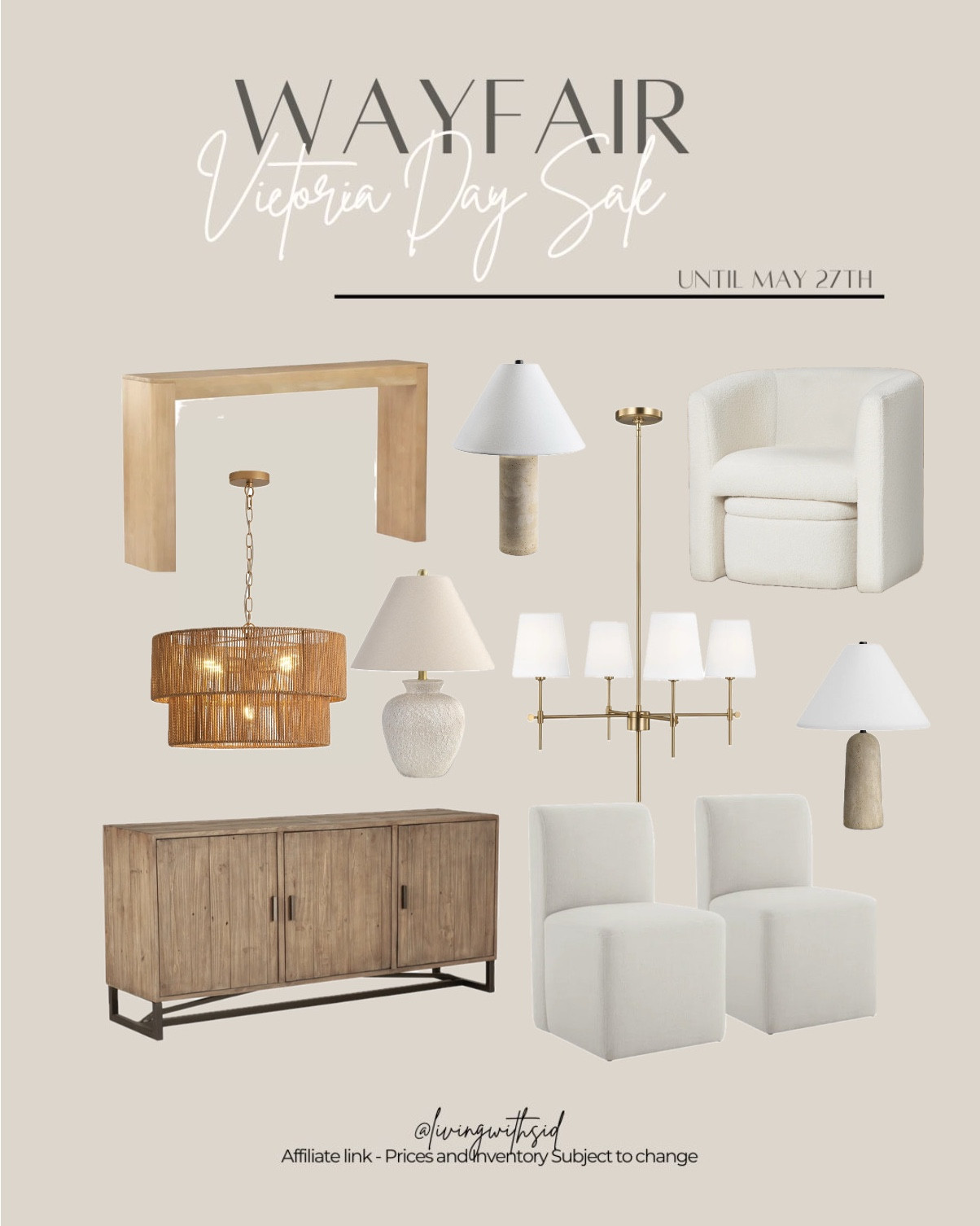 Wayfair’s Victoria Day Sale is going strong! 
So many items are on major sale! 
If you have been eyeing some high priced items, now is your chance! 

#wayfaircanada #wayfairsale #LTKhome

#LTKspring #LTKsummer #LTKcanada