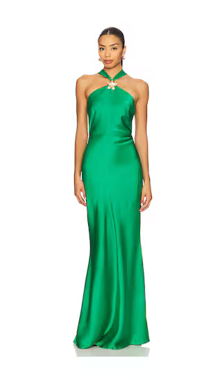 x REVOLVE Chara Maxi Dress in Green | Revolve Clothing (Global)