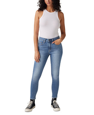 Women's High-Rise Stretch Skinny Jeans | Macy's
