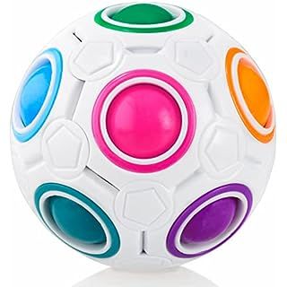 Vdealen Magic Rainbow Puzzle Ball- Fidget Ball Puzzle Game- Brain Teaser Toy for Boys & Girls Age... | Amazon (US)