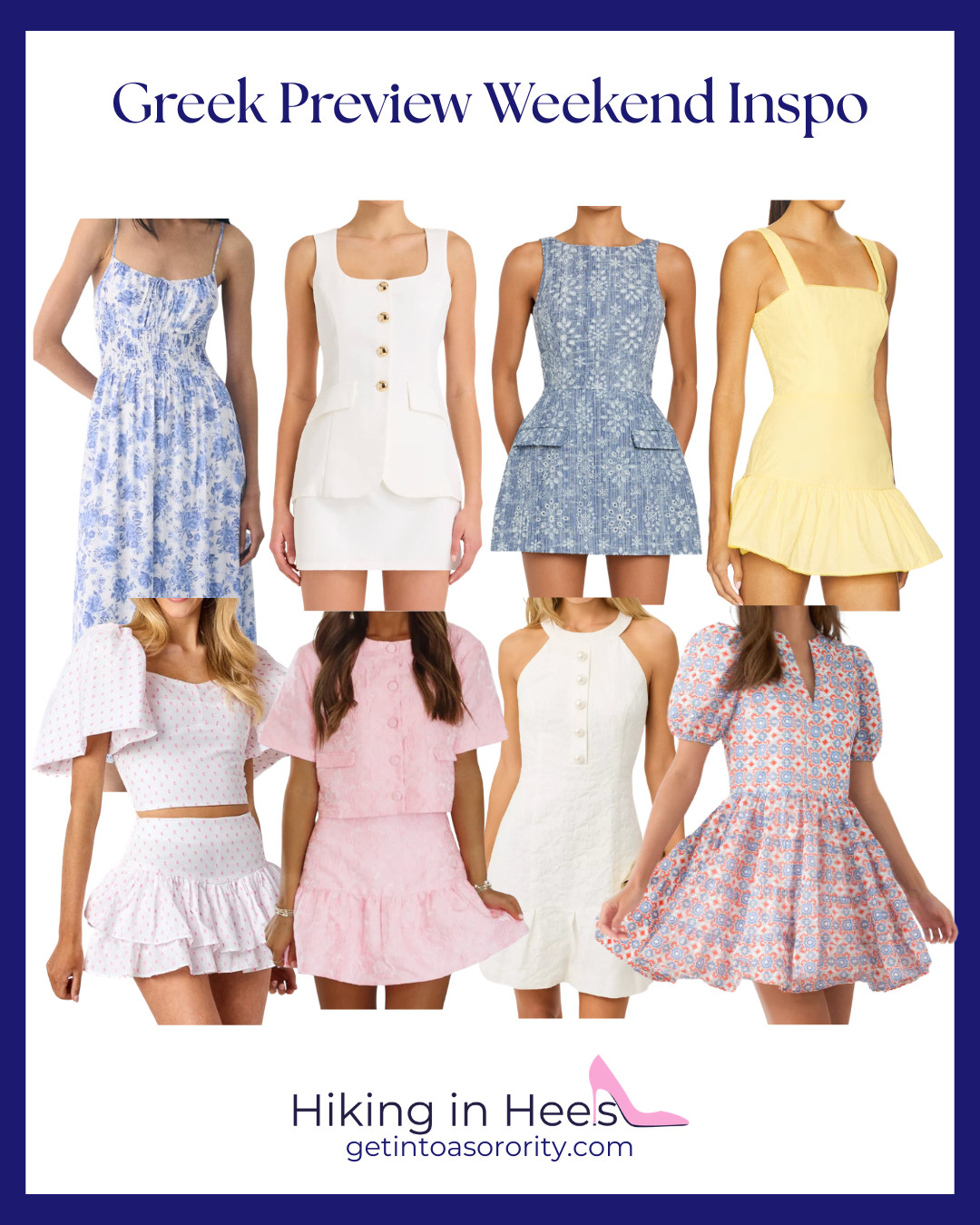 Greek Preview Weekend Inspo! 

 #LTKdayinmylife #LTKgrwm #LTKootd