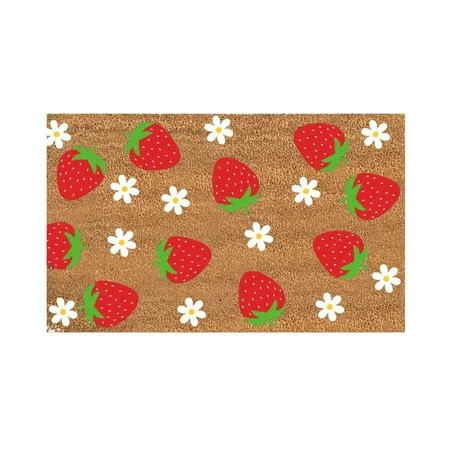 Fsqjgq Spring Summer Doormats Fruit Pattern Polyester Indoor and Outdoor Welcome Mat Non Slip Entry Rug Floor Mats,16"x 24" 1 Piece | Walmart (US)