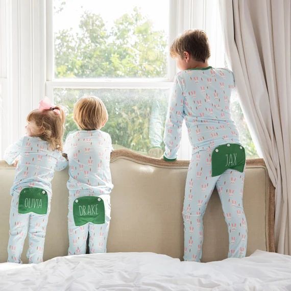 Personalized Pajamas - Family Matching Pajamas - Easter Pajamas - Easter Pajamas Kids - Easter Ja... | Etsy (US)