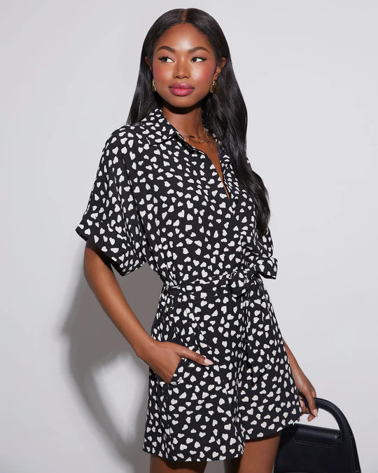 Nixie Printed Romper | VICI