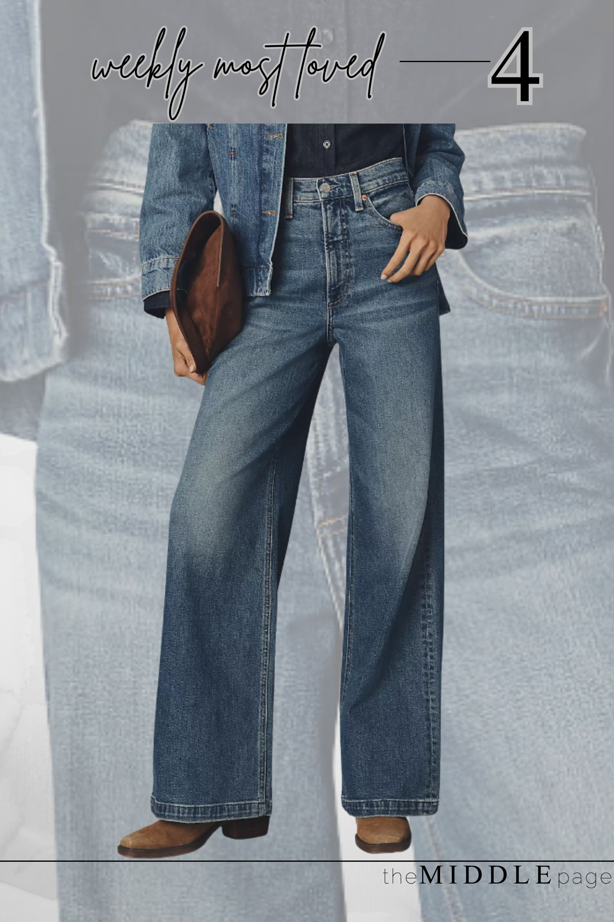 These high rise wide leg jeans are incredibly flattering and so easy to style. Dress them up for a casual date night outfit or keep them effortless with boots and a knit.
No surprise these keep selling out — linking them here fully in stock! 

 #LTKdayinmylife #LTKootd #LTKOver40