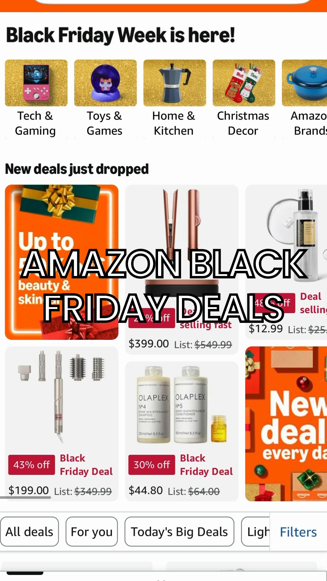 Amazon Black Friday deals!

....................
Amazon bestsellers Amazon deals Amazon cyber Monday tineco vacuum shark flex hair styler Dyson styler Dyson curling air hair tools makeup deals gifts for her gifts for him gifts for daughters gifts for sons gifts for teens Amazon under $100 Amazon under $50 gift guide under $100 gift guide under $50 gift guide beauty gift guide gifts for mom gifts for grandparents gifts for mom kids gift ideas family gift idea skincare favorite things party gifts gift idea Amazon viral finds trending on Amazon 

#LTKSaleAlert #LTKCyberWeek #LTKFindsUnder100