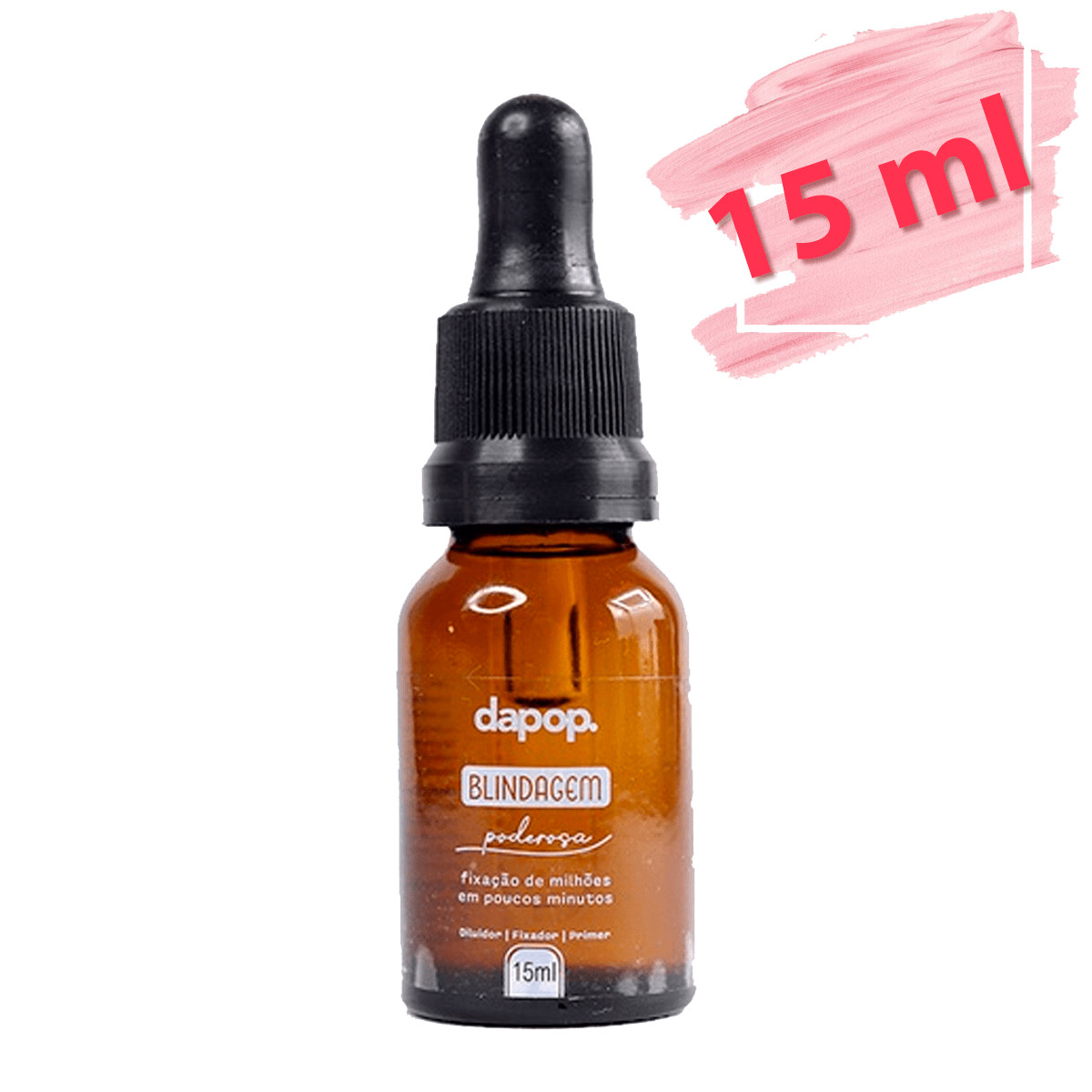 Blindagem Poderosa Dapop 15ml - Resiste Água Fixador Diluidor Alta Duração Para Sua Make | SHEIN