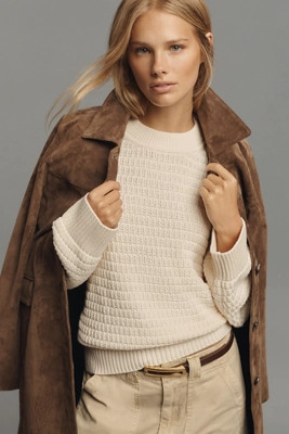 Reformation Collie Oversized Cotton Crew-Neck Sweater | Anthropologie (US)