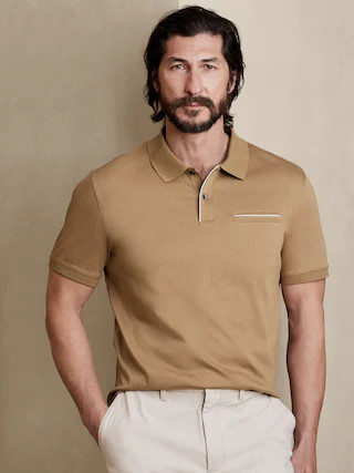Luxe Touch Performance Polo | Banana Republic Factory