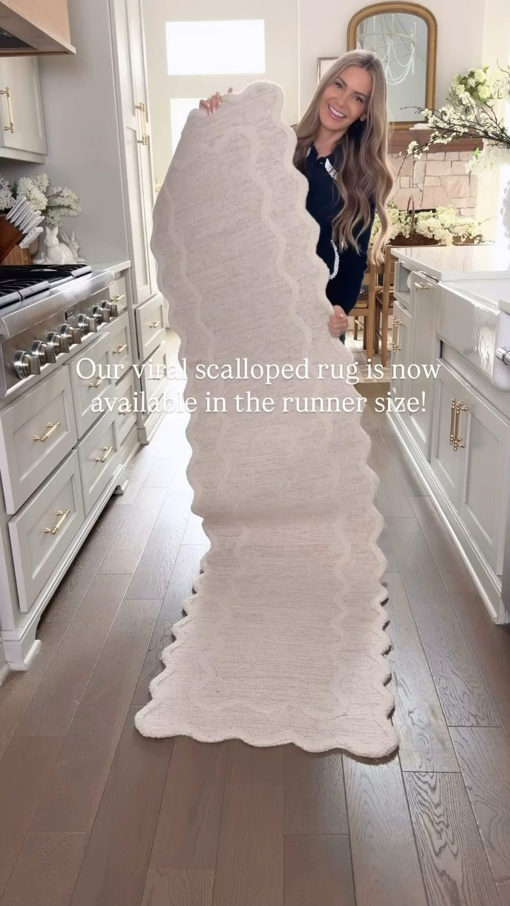 Our scalloped rugs are back!! 

 #LTKSeasonal #LTKHome
