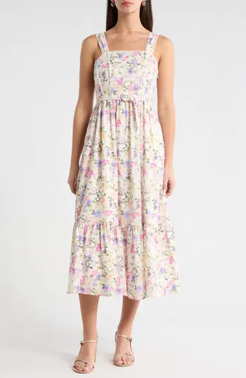 Floral Midi Sundress | Nordstrom