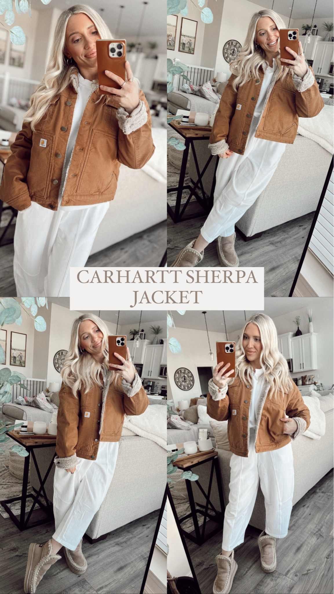 This Amazon Carhartt jacket is everything and more. It’s the perfect winter coat. It is so cute. It is lined with Sherpa! I’m in a size small I wanted a more oversized fit. 

Winter jacket, winter attire, barn jacket utility jacket

#LTKU #LTKActive #LTKWorkwear