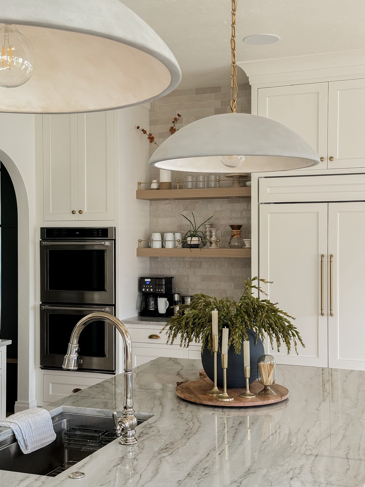 So many questions on the pendants! Love these ones from Visual Comfort. 

#LTKHome