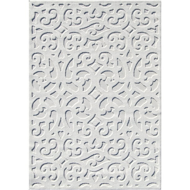 My Texas House Irongate, Transitional, Damask, Woven Area Rug, 7'9" x 10'10" - Walmart.com | Walmart (US)
