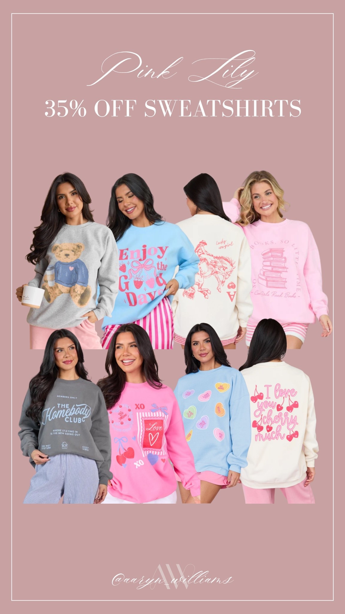 The cutest graphics on sale! 35% off price as marked at Pink Lily 💖💞


#LTKFindsUnder50 #LTKootd #LTKSaleAlert