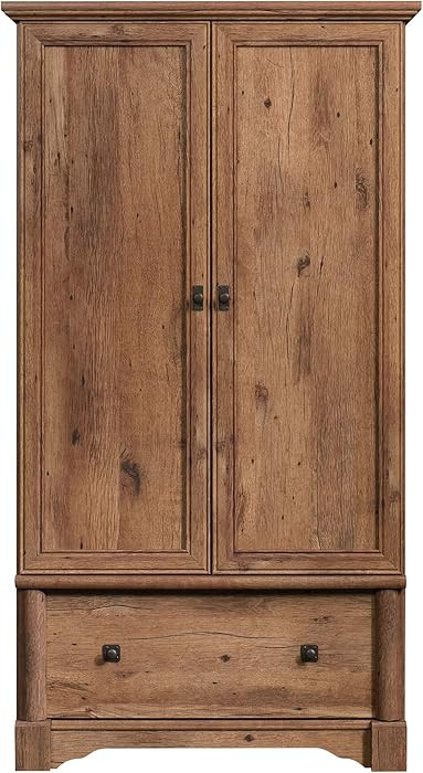 Sauder Palladia Armoire, Vintage Oak finish | Amazon (US)